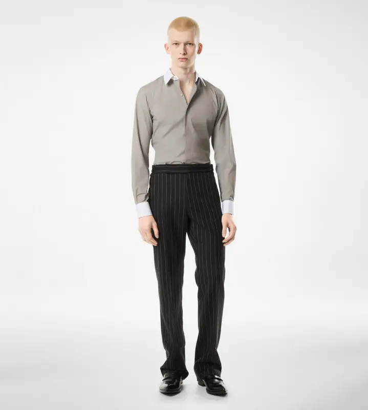 POPLIN CLASSIC FIT SHIRT STEEL online